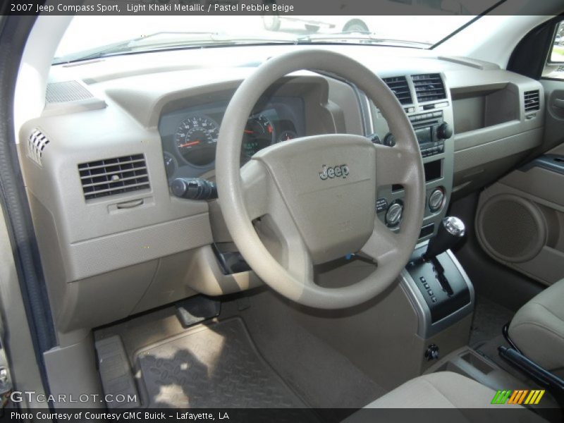 Light Khaki Metallic / Pastel Pebble Beige 2007 Jeep Compass Sport
