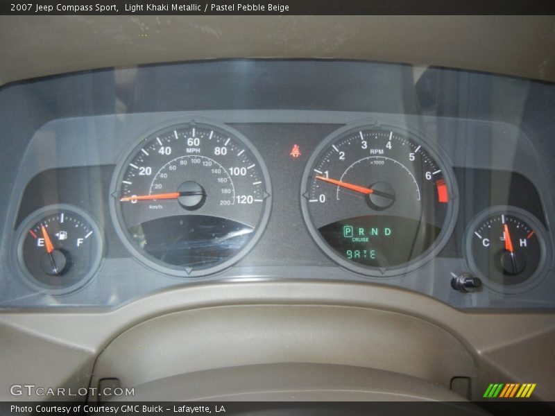 Light Khaki Metallic / Pastel Pebble Beige 2007 Jeep Compass Sport
