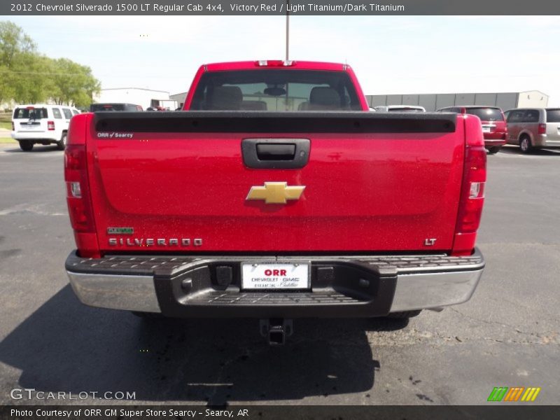Victory Red / Light Titanium/Dark Titanium 2012 Chevrolet Silverado 1500 LT Regular Cab 4x4