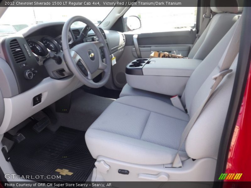 Victory Red / Light Titanium/Dark Titanium 2012 Chevrolet Silverado 1500 LT Regular Cab 4x4