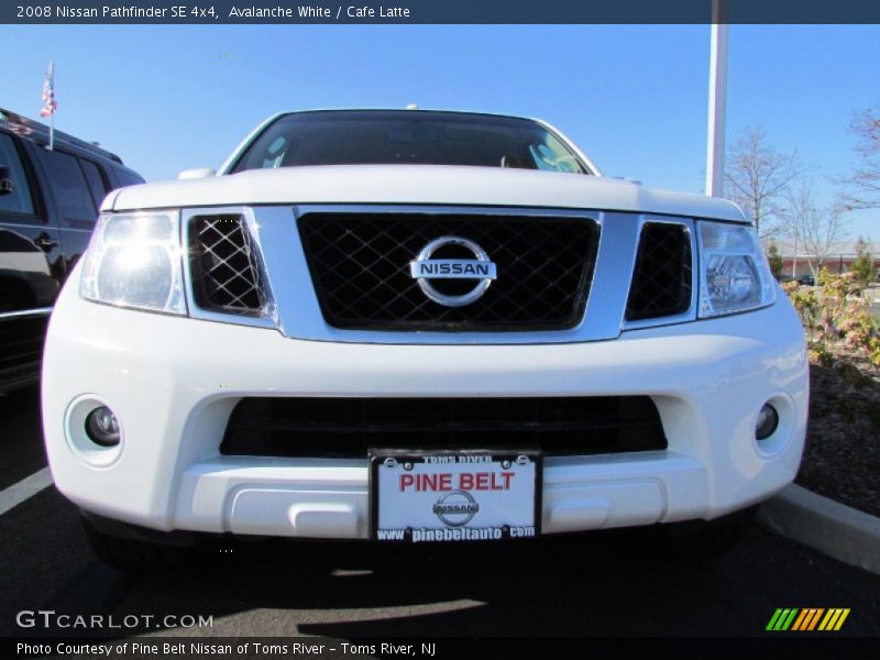 Avalanche White / Cafe Latte 2008 Nissan Pathfinder SE 4x4