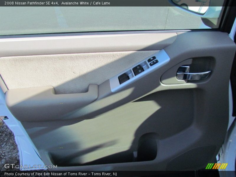 Avalanche White / Cafe Latte 2008 Nissan Pathfinder SE 4x4