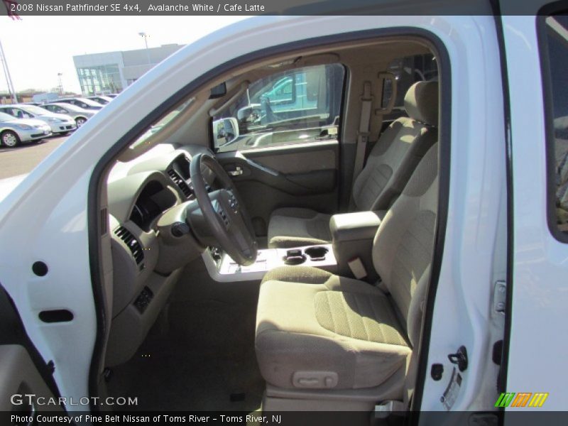 Avalanche White / Cafe Latte 2008 Nissan Pathfinder SE 4x4