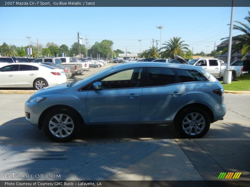 Icy Blue Metallic / Sand 2007 Mazda CX-7 Sport