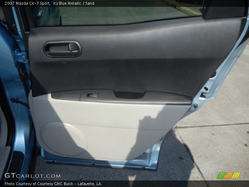 Icy Blue Metallic / Sand 2007 Mazda CX-7 Sport