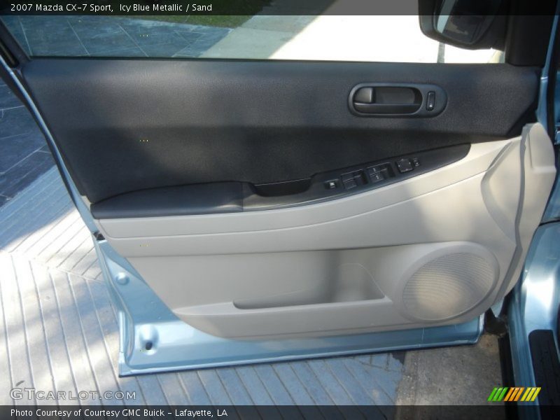 Icy Blue Metallic / Sand 2007 Mazda CX-7 Sport