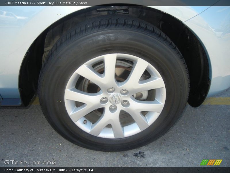 Icy Blue Metallic / Sand 2007 Mazda CX-7 Sport