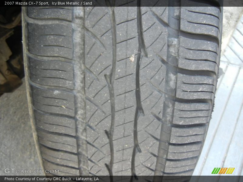 Icy Blue Metallic / Sand 2007 Mazda CX-7 Sport