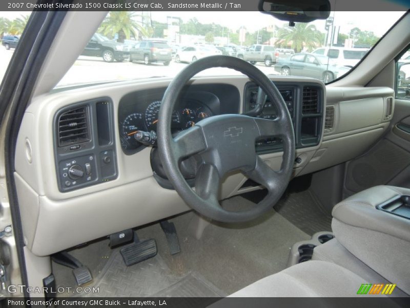Sandstone Metallic / Tan 2007 Chevrolet Silverado 1500 Classic LS Crew Cab