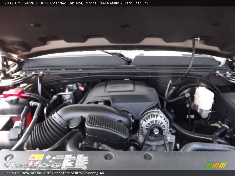 Mocha Steel Metallic / Dark Titanium 2012 GMC Sierra 1500 SL Extended Cab 4x4