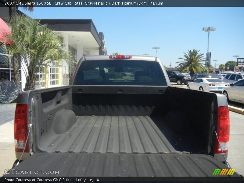 Steel Gray Metallic / Dark Titanium/Light Titanium 2007 GMC Sierra 1500 SLT Crew Cab