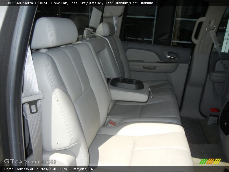 Steel Gray Metallic / Dark Titanium/Light Titanium 2007 GMC Sierra 1500 SLT Crew Cab