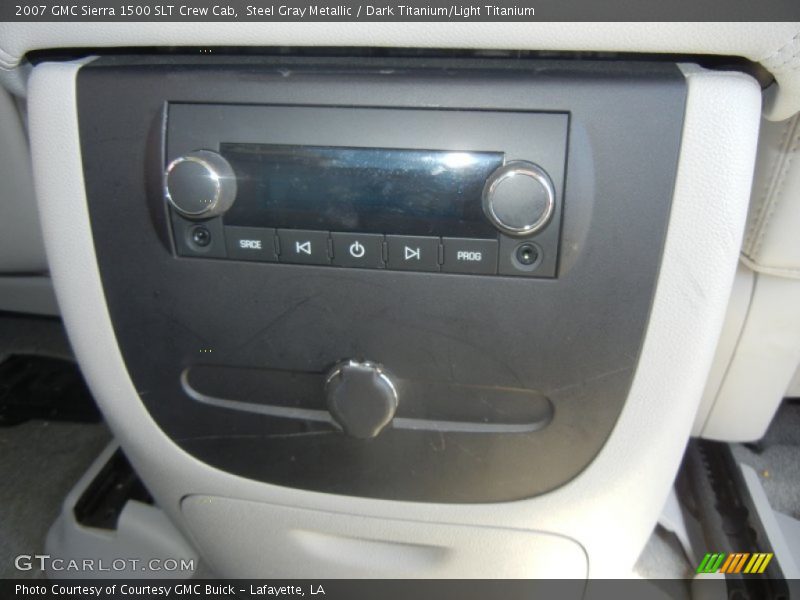 Steel Gray Metallic / Dark Titanium/Light Titanium 2007 GMC Sierra 1500 SLT Crew Cab