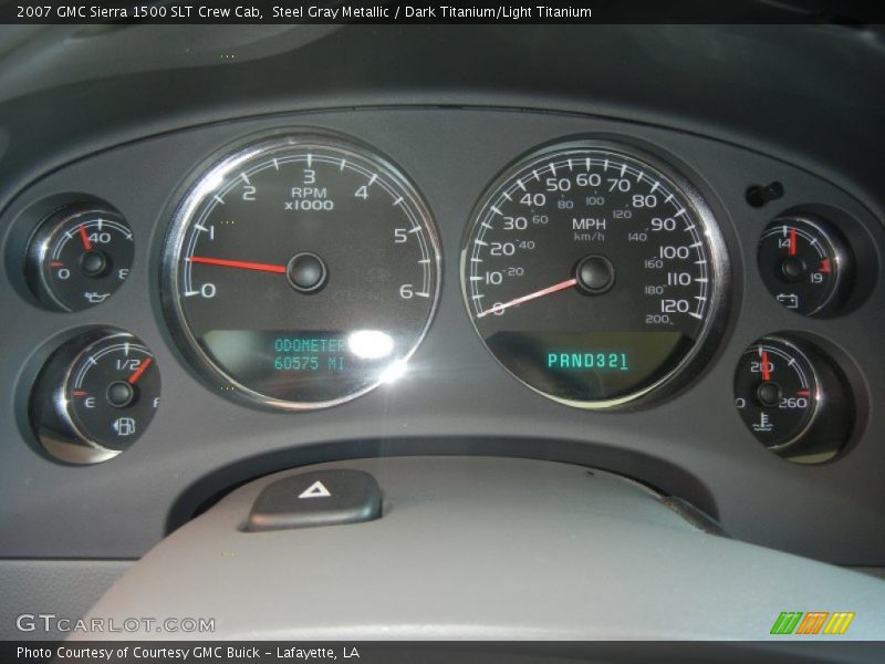  2007 Sierra 1500 SLT Crew Cab SLT Crew Cab Gauges