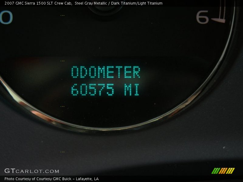 Steel Gray Metallic / Dark Titanium/Light Titanium 2007 GMC Sierra 1500 SLT Crew Cab