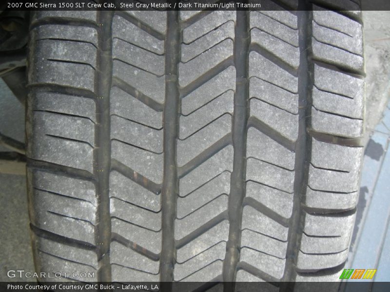 Steel Gray Metallic / Dark Titanium/Light Titanium 2007 GMC Sierra 1500 SLT Crew Cab