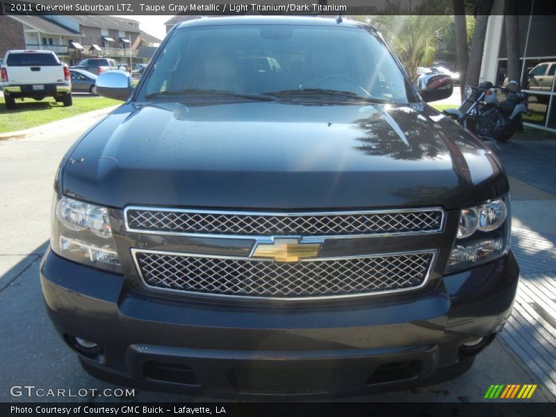 Taupe Gray Metallic / Light Titanium/Dark Titanium 2011 Chevrolet Suburban LTZ