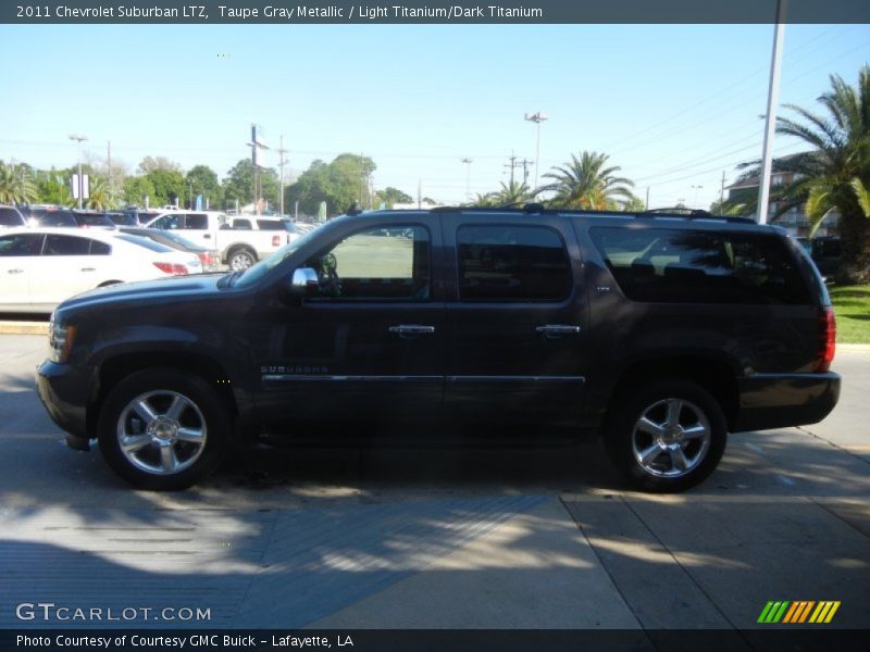 Taupe Gray Metallic / Light Titanium/Dark Titanium 2011 Chevrolet Suburban LTZ