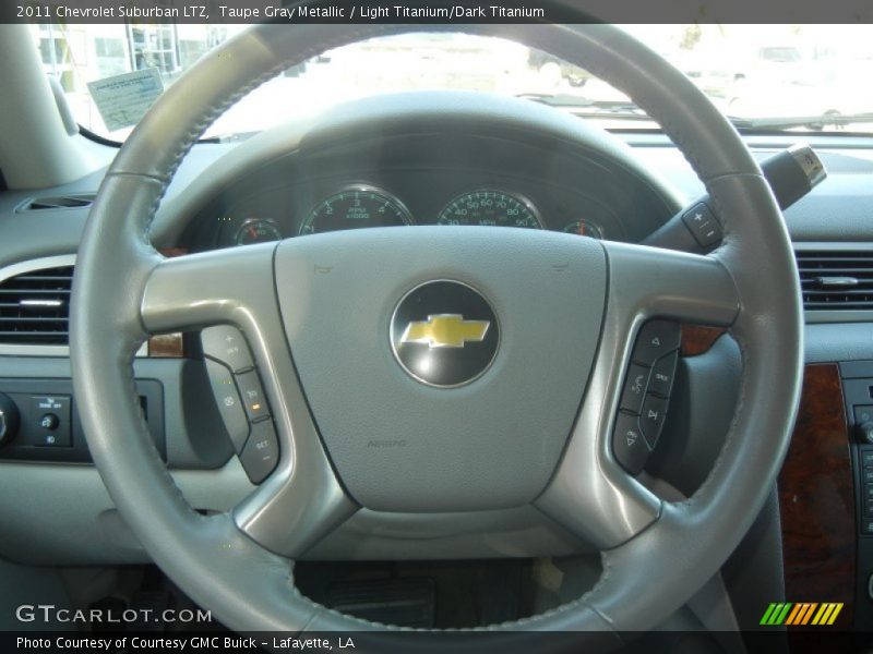 Taupe Gray Metallic / Light Titanium/Dark Titanium 2011 Chevrolet Suburban LTZ