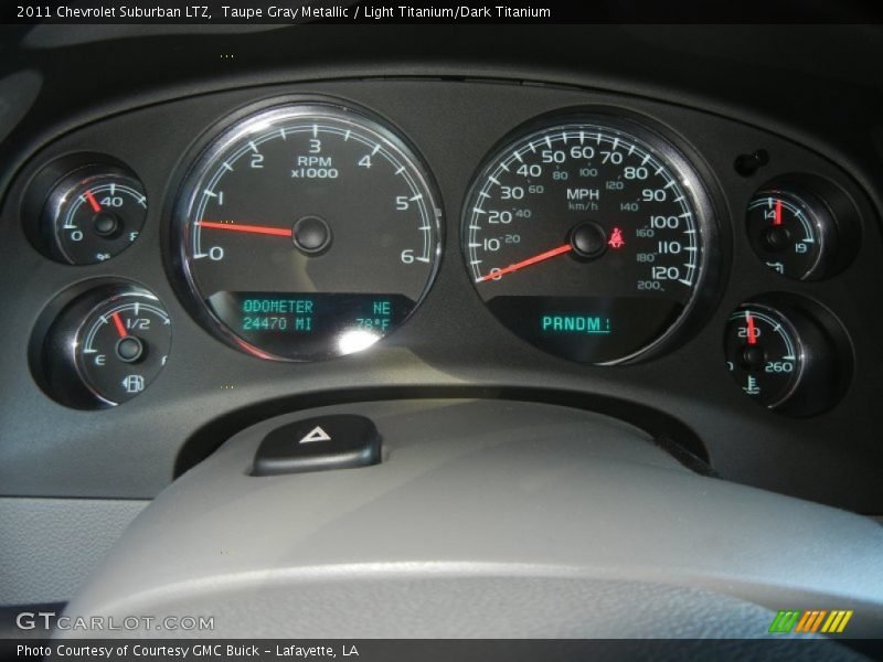 Taupe Gray Metallic / Light Titanium/Dark Titanium 2011 Chevrolet Suburban LTZ