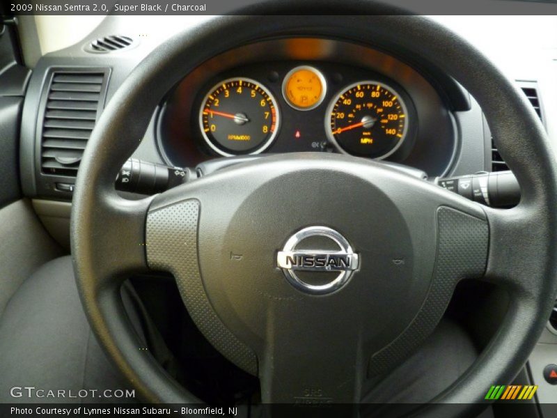 Super Black / Charcoal 2009 Nissan Sentra 2.0