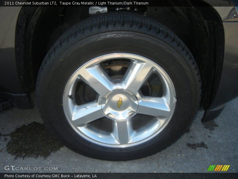 Taupe Gray Metallic / Light Titanium/Dark Titanium 2011 Chevrolet Suburban LTZ