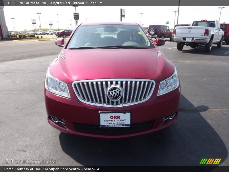Crystal Red Tintcoat / Titanium 2012 Buick LaCrosse FWD