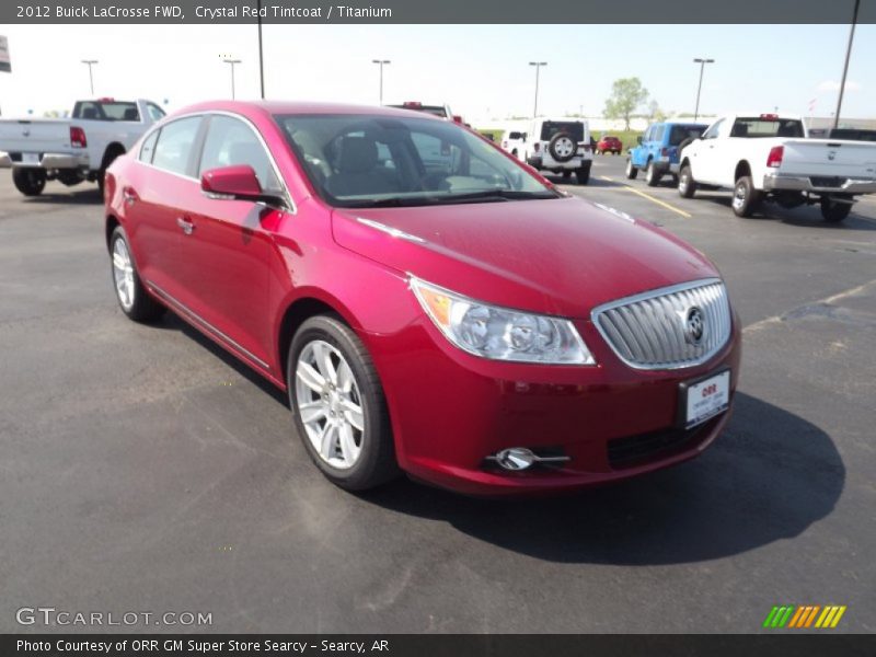 Crystal Red Tintcoat / Titanium 2012 Buick LaCrosse FWD