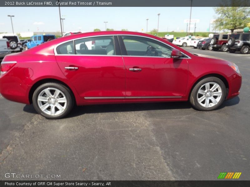 Crystal Red Tintcoat / Titanium 2012 Buick LaCrosse FWD
