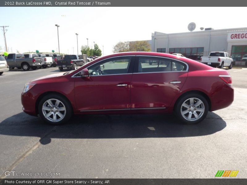 Crystal Red Tintcoat / Titanium 2012 Buick LaCrosse FWD