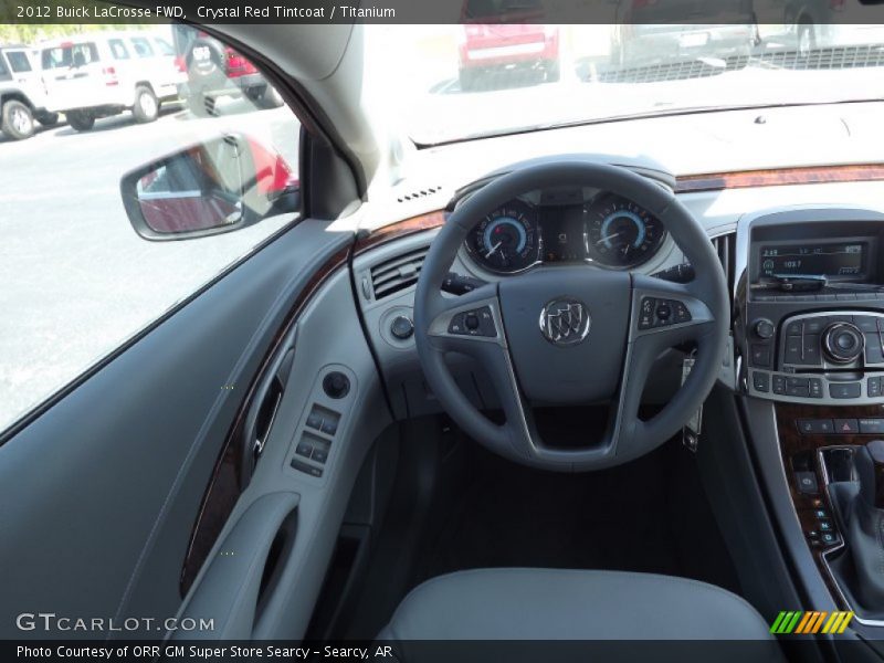 Crystal Red Tintcoat / Titanium 2012 Buick LaCrosse FWD