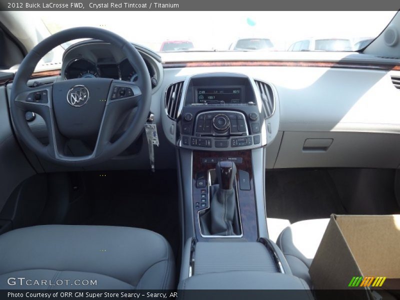 Crystal Red Tintcoat / Titanium 2012 Buick LaCrosse FWD
