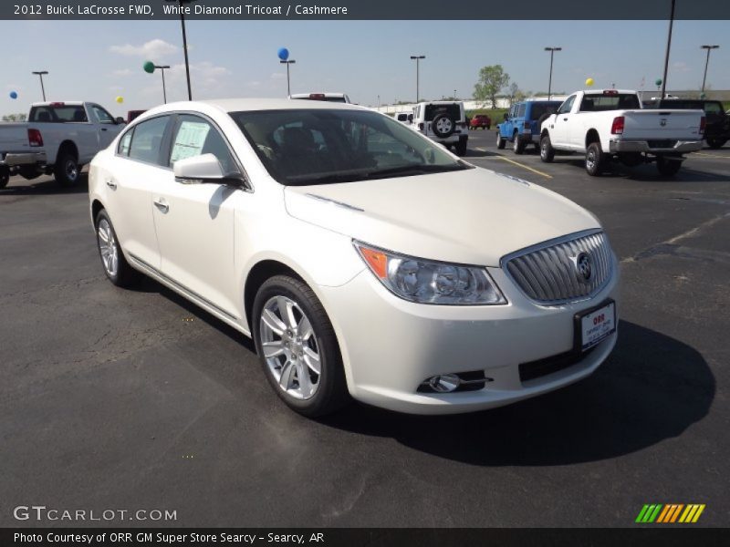 White Diamond Tricoat / Cashmere 2012 Buick LaCrosse FWD