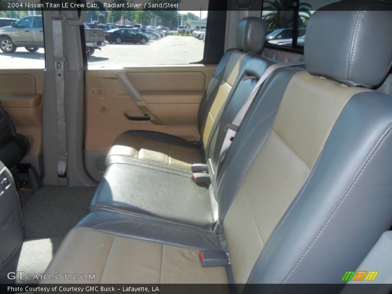 Radiant Silver / Sand/Steel 2004 Nissan Titan LE Crew Cab