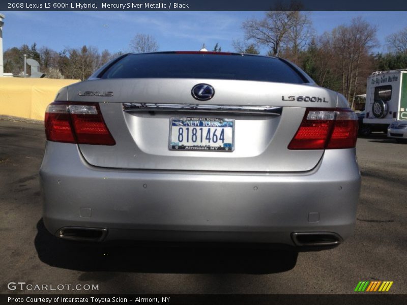 Mercury Silver Metallic / Black 2008 Lexus LS 600h L Hybrid