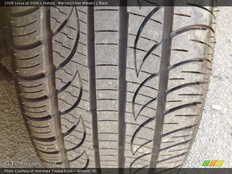 Mercury Silver Metallic / Black 2008 Lexus LS 600h L Hybrid