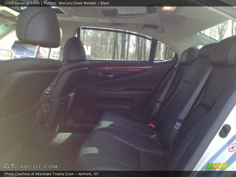 Mercury Silver Metallic / Black 2008 Lexus LS 600h L Hybrid