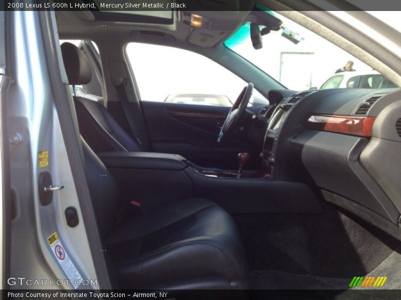Mercury Silver Metallic / Black 2008 Lexus LS 600h L Hybrid