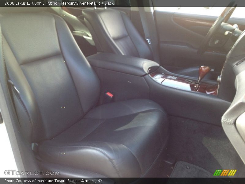 Mercury Silver Metallic / Black 2008 Lexus LS 600h L Hybrid