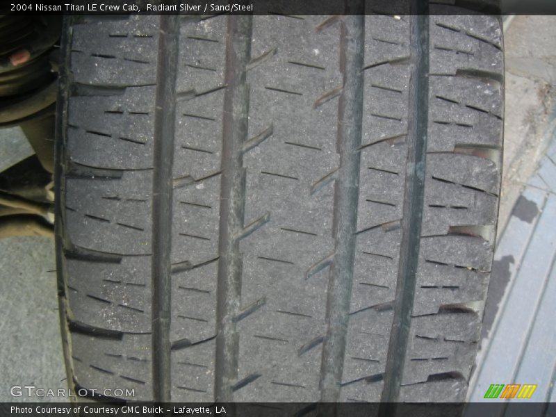 Radiant Silver / Sand/Steel 2004 Nissan Titan LE Crew Cab