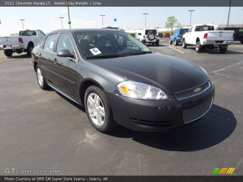 Ashen Gray Metallic / Gray 2012 Chevrolet Impala LT