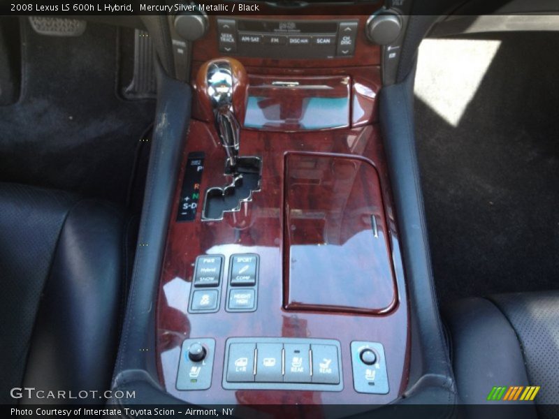 Mercury Silver Metallic / Black 2008 Lexus LS 600h L Hybrid