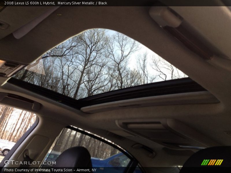 Mercury Silver Metallic / Black 2008 Lexus LS 600h L Hybrid