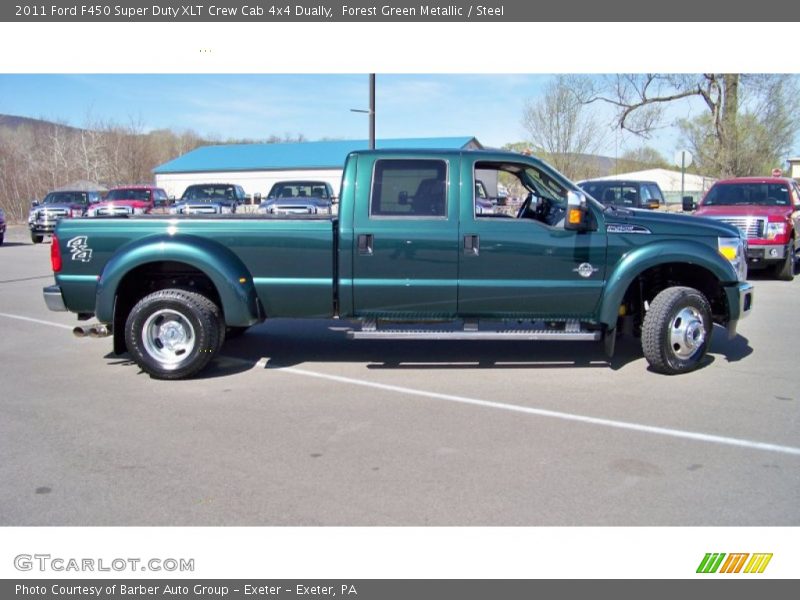  2011 F450 Super Duty XLT Crew Cab 4x4 Dually Forest Green Metallic