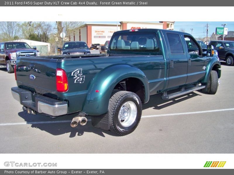 2011 F450 Super Duty XLT Crew Cab 4x4 Dually Forest Green Metallic