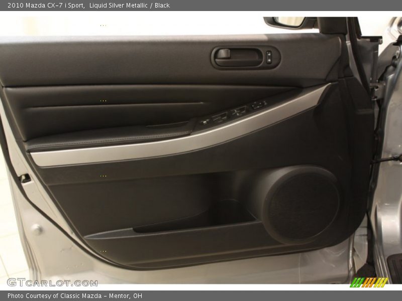 Liquid Silver Metallic / Black 2010 Mazda CX-7 i Sport
