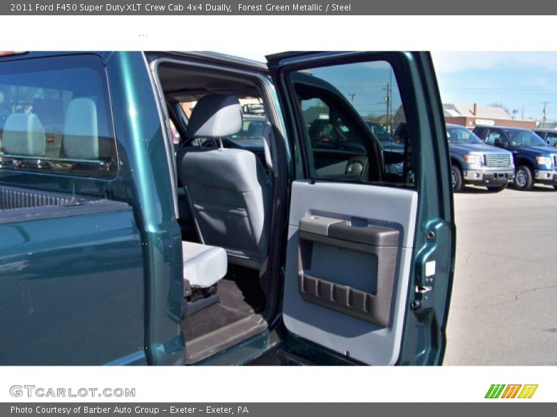 Forest Green Metallic / Steel 2011 Ford F450 Super Duty XLT Crew Cab 4x4 Dually