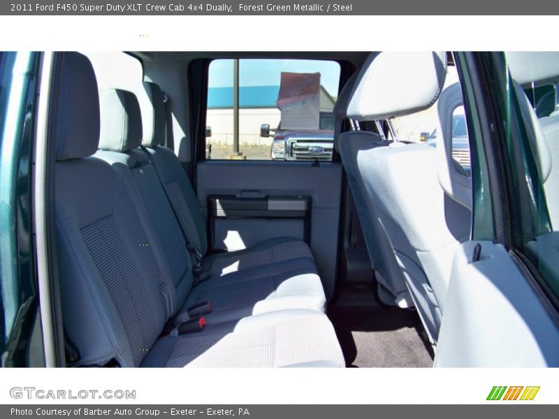 Forest Green Metallic / Steel 2011 Ford F450 Super Duty XLT Crew Cab 4x4 Dually