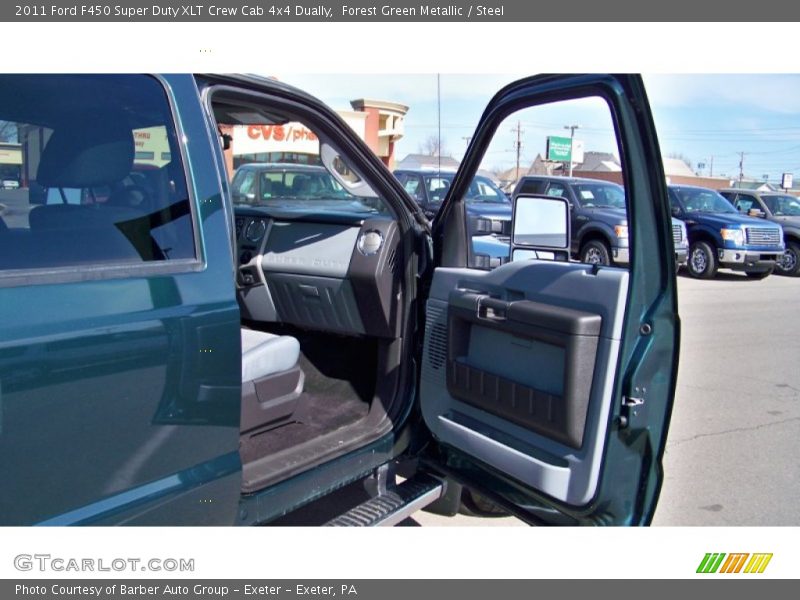 Forest Green Metallic / Steel 2011 Ford F450 Super Duty XLT Crew Cab 4x4 Dually