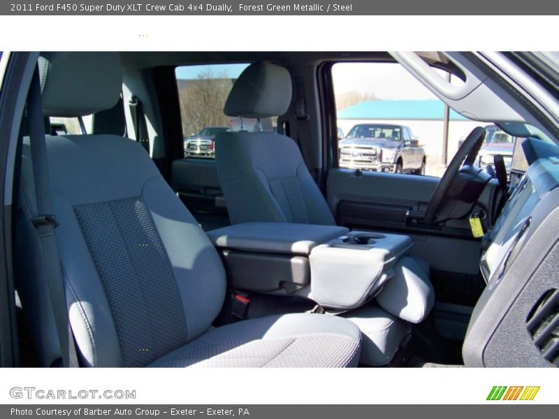 Forest Green Metallic / Steel 2011 Ford F450 Super Duty XLT Crew Cab 4x4 Dually